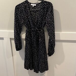 Elegant Black Floral maternity Dress. NWT.